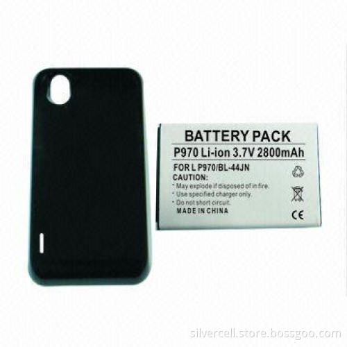 Mobile Phone Battery Cover for LG P970 with 2,800mAh